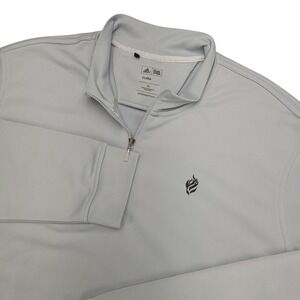 Adidas Golf ClimaLite 1/4 Zip Pullover Mens XL Long‎ Sleeve Sweatshirt Gray